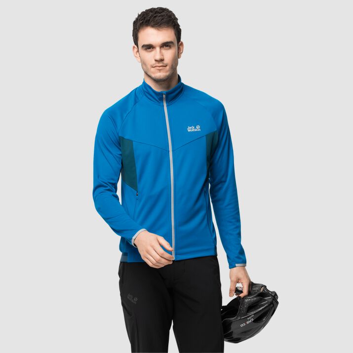 Chamarra Ciclismo Jack Wolfskin Gradient Hombre Azules Mexico-8131265